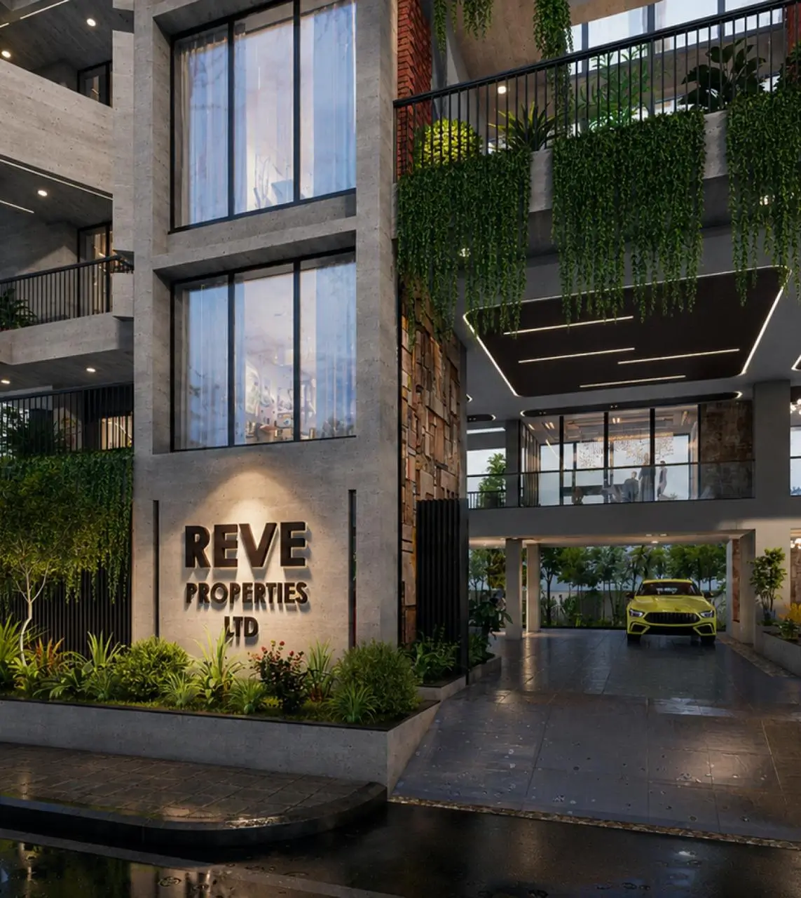 REVE Properties architectural terrace